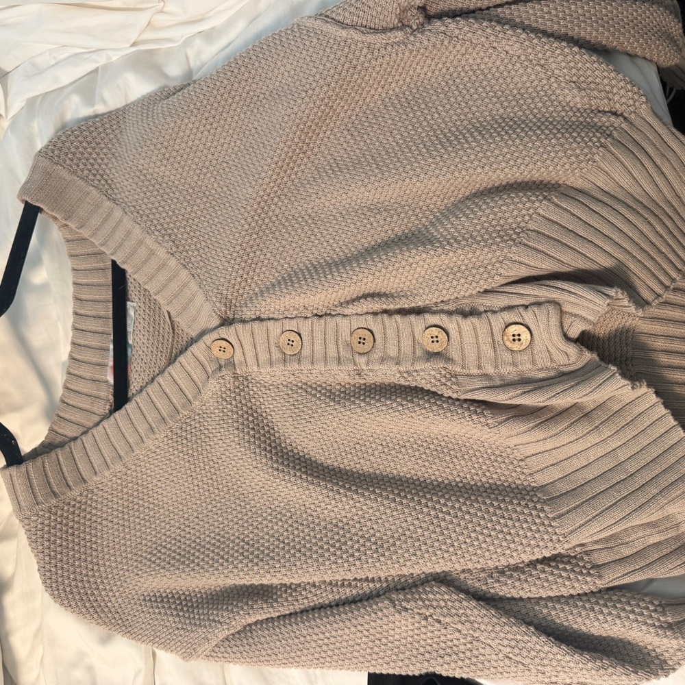 FREE PEOPLE CARDIGAN & SWEATPANTS SET SIZE SMALL